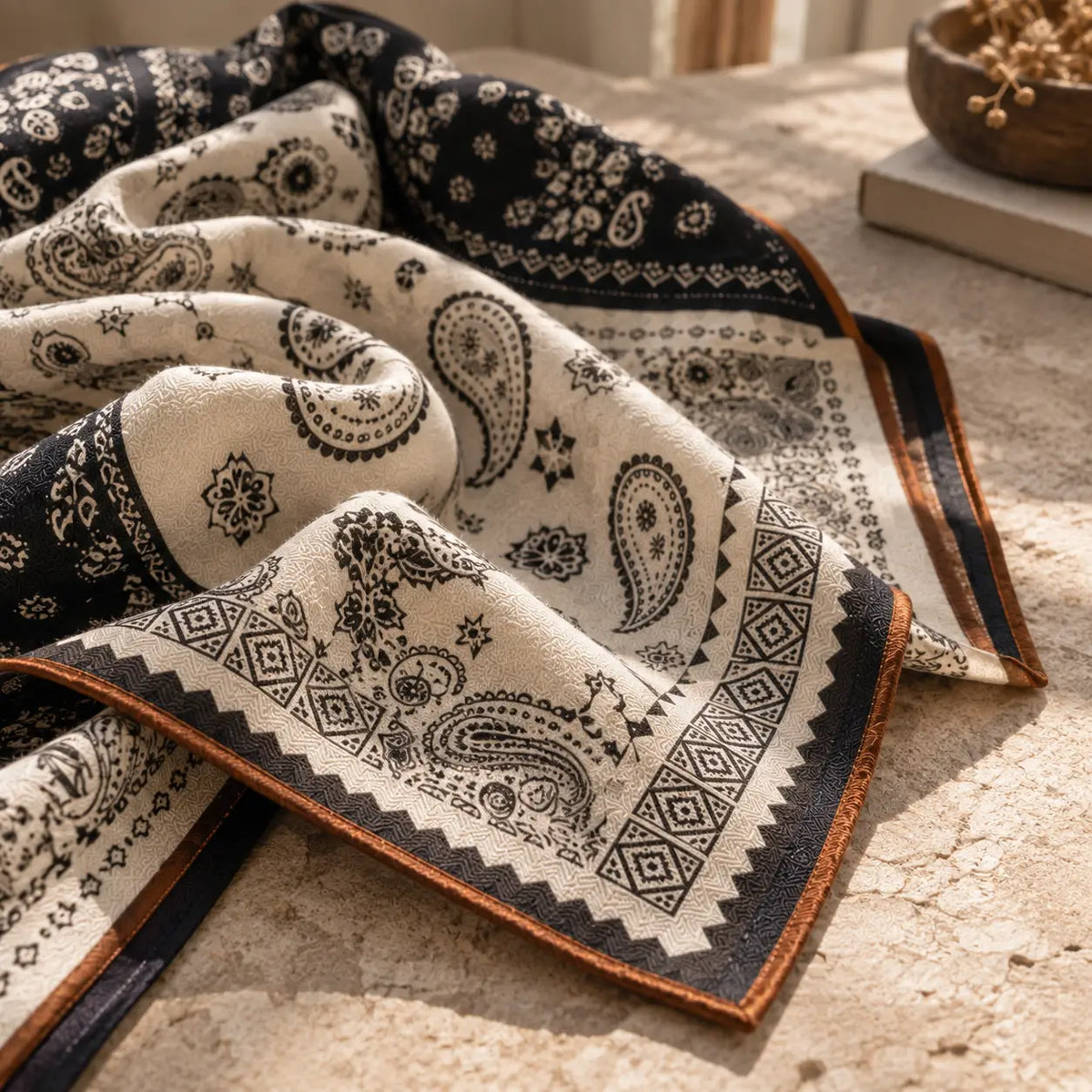 Natural Veil | Wool & Silk Neck Wrap // 002