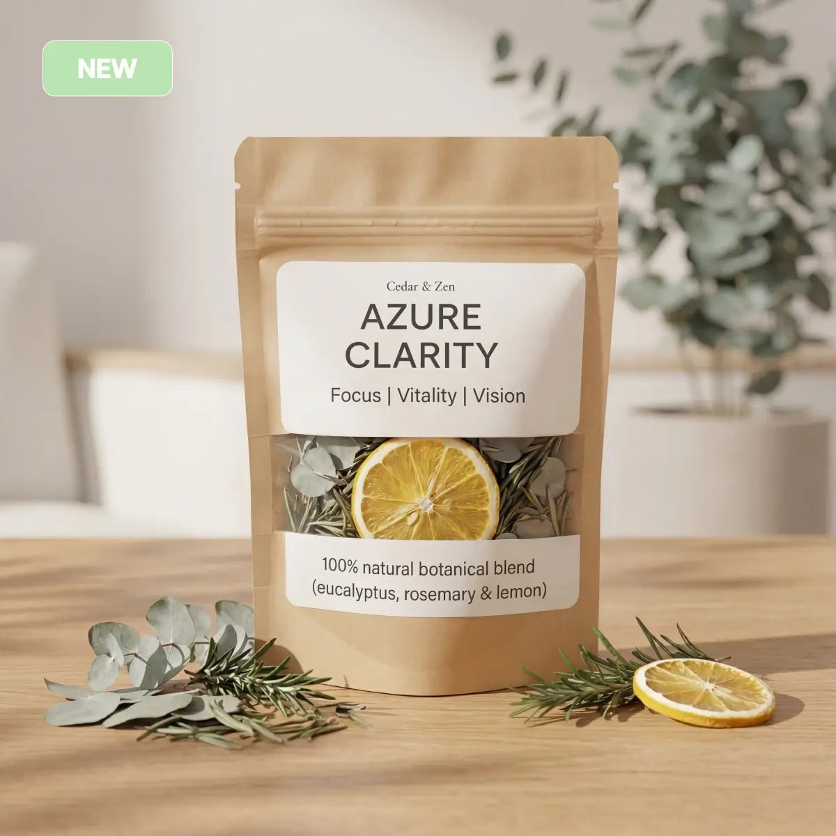Azure Clarity Botanical Blend - Eucalyptus, Rosemary & Lemon