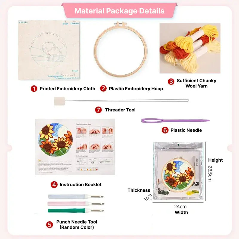 The Floral Stitches DIY kit