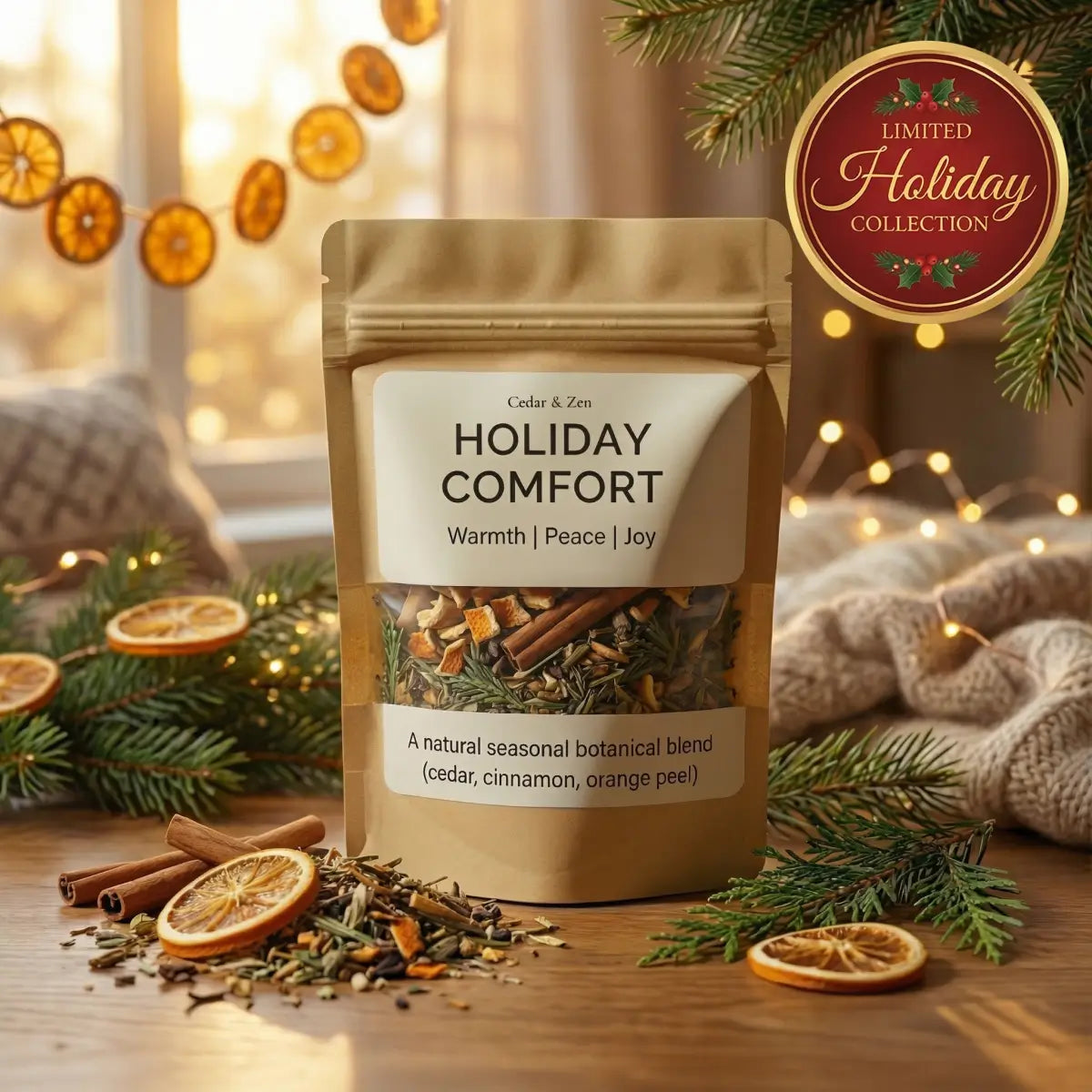 Holiday Comfort Seasonal Herbal Blend (Limited Edition)