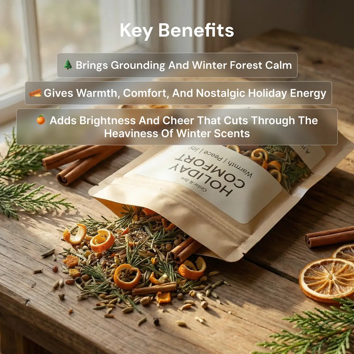 Holiday Comfort Seasonal Herbal Blend (Limited Edition)