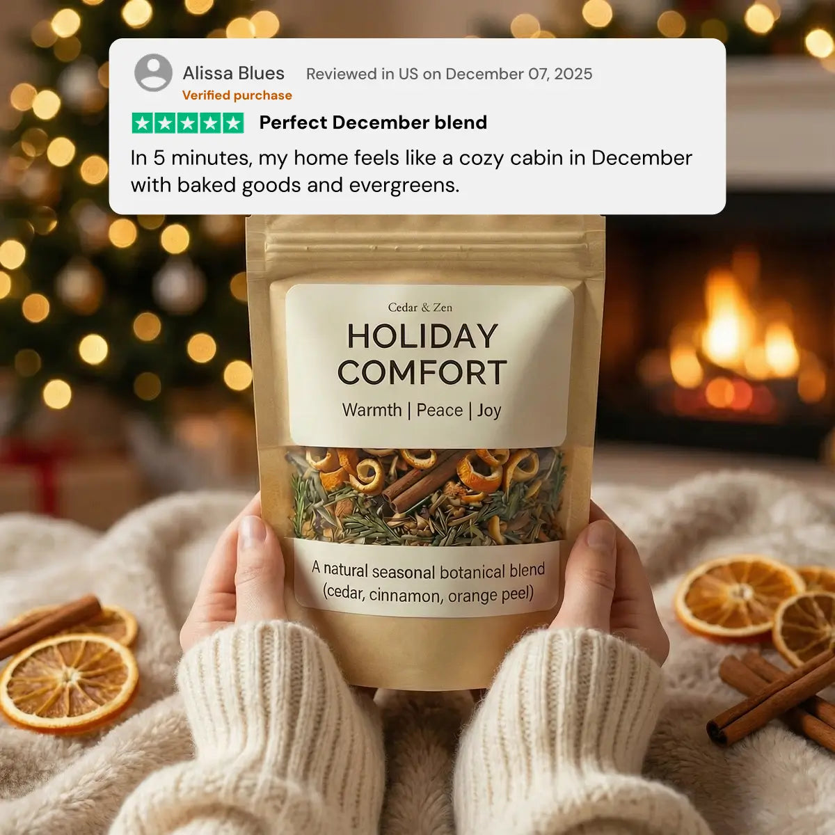 Holiday Comfort Seasonal Herbal Blend (Limited Edition)