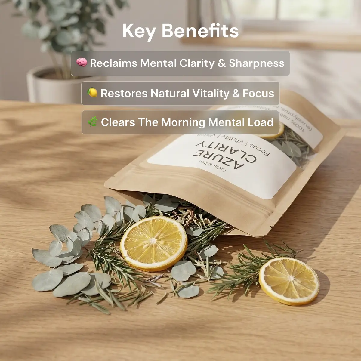 Azure Clarity Botanical Blend - Eucalyptus, Rosemary & Lemon