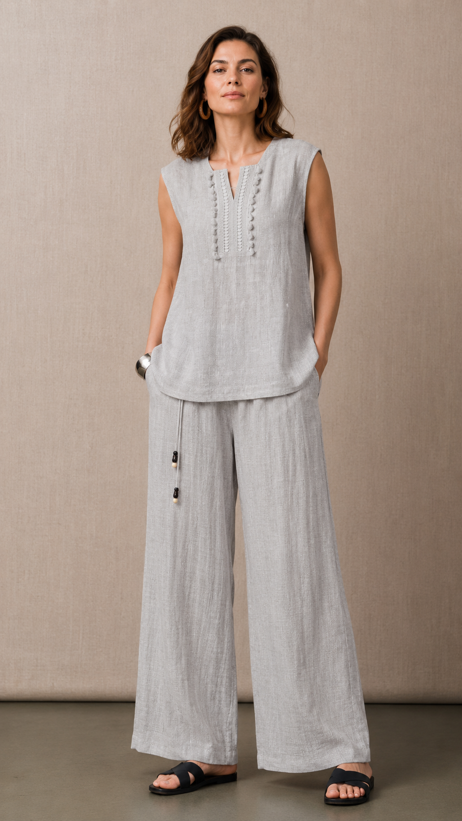 Dewdrop Linen Set