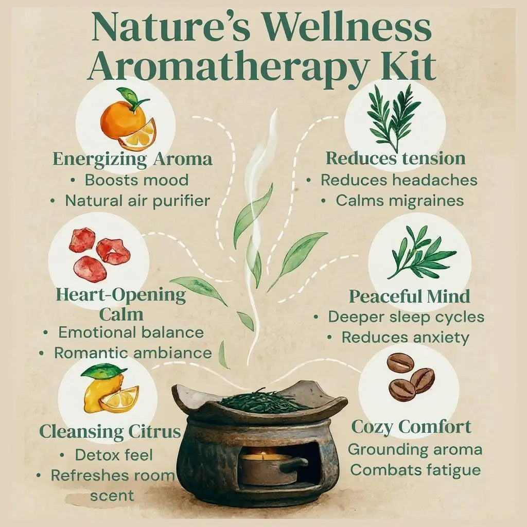 Nature’s Aromatherapy Rose Renewal Herbal Bundle (Self Care Edition)