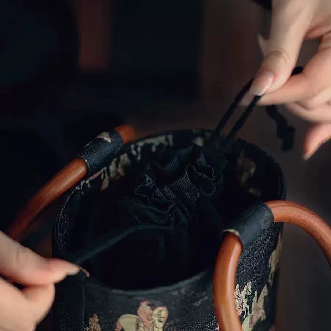 Silk Jacquard Daily Carry Bag
